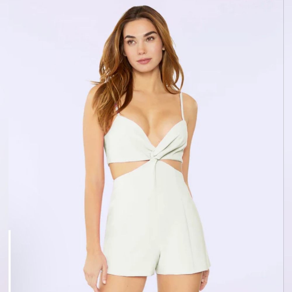 Likely white cut out romper AS IS